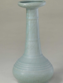 宋代 龙泉窑青釉弦纹瓶|故宫