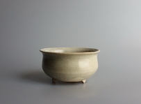 宋代青白瓷 香炉 三足炉  NO.6766