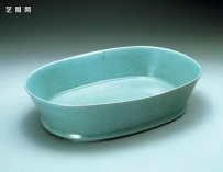 北宋汝窑青瓷水仙盆|台北故宫