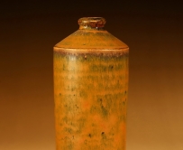 明清 磁州窑 金兔毫 壁底 酒瓶  NO.7040