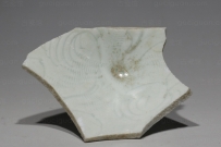 青白瓷 影青 刻花 精品 手书款 “周器” 7248