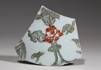 7147  康熙？ 青花 五彩 官窑