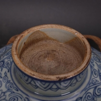 【仿古】明万历青花人物对弈图缠枝纹高足果盘茶48元