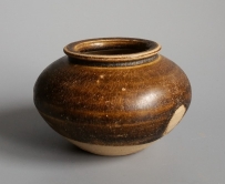 宋代 酱釉 茶入 茶叶罐 NO.7347