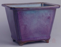 宋代 钧窑玫瑰紫釉长方花盆 |故宫