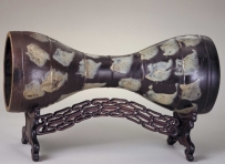 唐代 鲁山窑花瓷腰鼓 | 故宫博物院