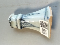 元青花 元代 青花 方形 方足 高足杯 7175