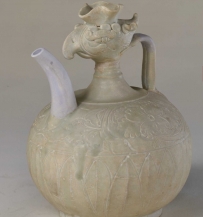 宋代 西村窑青白釉凤头壶 |故宫