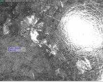 3248 绿釉结晶 偏光显微镜 观察 银白色 冰花 樱花