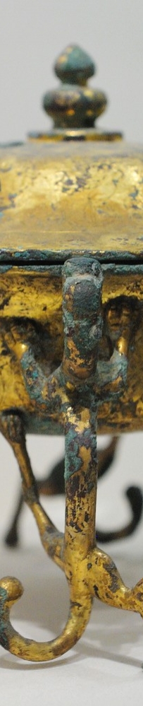 鎏金香炉  唐代|波士顿美术馆藏