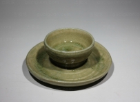 最早的托盏，晋-唐- 青瓷茶托 NO.774