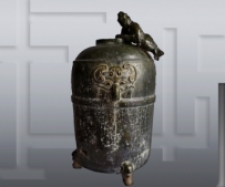 “国宝级”汉唐绿釉窑变辅首兽足塑人物谷仓 NO.770