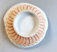 清 雍正 矾红 7160