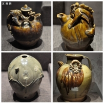 ﻿唐代 长沙窑 堆塑|北京故宫