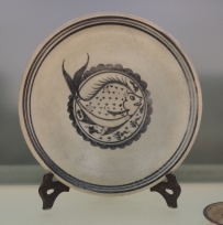 【重文】镰仓时代 （1147-1333）14世纪 鱼纹盘 NO.8199