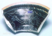 宋代 建窑 描金 描银 银彩 黑釉瓷  遇林亭窑