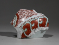 康熙 五彩 矾红 红绿彩（御瓷？）