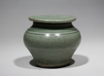 明代 龙泉窑 小 盖罐 NO.7035