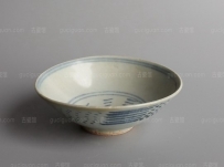 明代 青花 点彩 碗  NO.7390