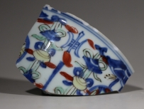 清·康熙 青花五彩 五谷丰登 NO.7977