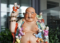 雕塑瓷 近代 九子罗汉 NO.7342【已让】