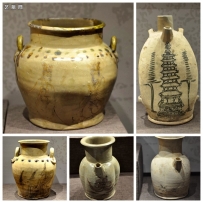 唐代 长沙窑 山水、景物与人物纹|北京故宫