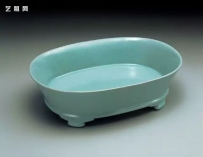 北宋汝窑青瓷水仙盆|台北故宫