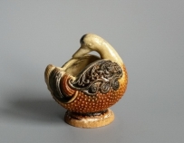 唐三彩 鸳鸯水盂 鸳鸯杯 鸳鸯尊 文房  水盂 NO.7093