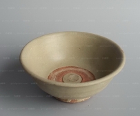 金元代 龙泉窑系 桃心碗  NO.7401