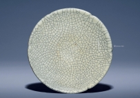 [佳士得] 元/明 哥窑花口盘700万