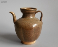 宋代 耀州窑 茶叶末 瓜棱 执壶 注子 酒壶 NO.6510
