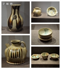 ﻿唐代 长沙窑 釉上彩 壶 碗|北京故宫