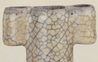 宋代 哥窑青釉贯耳瓶|故宫