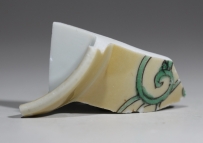 清·康熙 米黄底 加彩 NO.7906