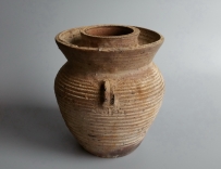 汉代原始青瓷双唇坛（巴蜀第一泡菜坛、最早的泡菜坛）NO.6737