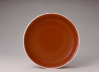 明代 永乐 鲜红釉盘 |故宫博物院