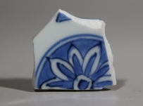 清· 康熙 浙青 大明正德年制 寄托款 NO.7947