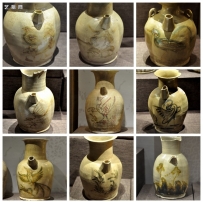 ﻿唐代 长沙窑 禽鸟纹|北京故宫