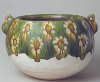 唐代 巩义窑 三彩 双系罐 故宫博物院藏