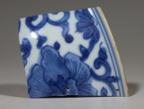 清·顺治  浙青 青花 NO.7937