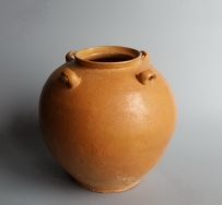 唐代青釉四系罐 唐物茶壶 酒壶 NO.6764