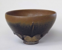 宋代 建阳窑黑釉兔毫盏 |故宫