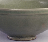 宋代 耀州窑青釉刻花婴戏纹碗 |故宫