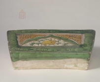 宋代 三彩剔划花兔纹枕 |故宫