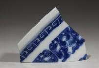 清·乾隆 浙青料 青花 NO.7919