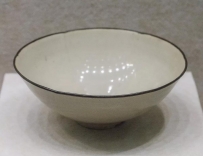 定窑白瓷铜口出筋碗  北宋  故宫博物院拨交  河北博物院藏
