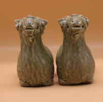 【仿古】东晋越窑青瓷羊尊一对 189元