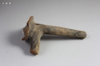 商周 红陶 高足鬲