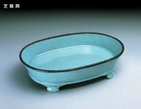 北宋汝窑青瓷水仙盆|台北故宫