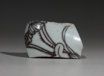 康熙 釉里红 一把莲 NO.7592